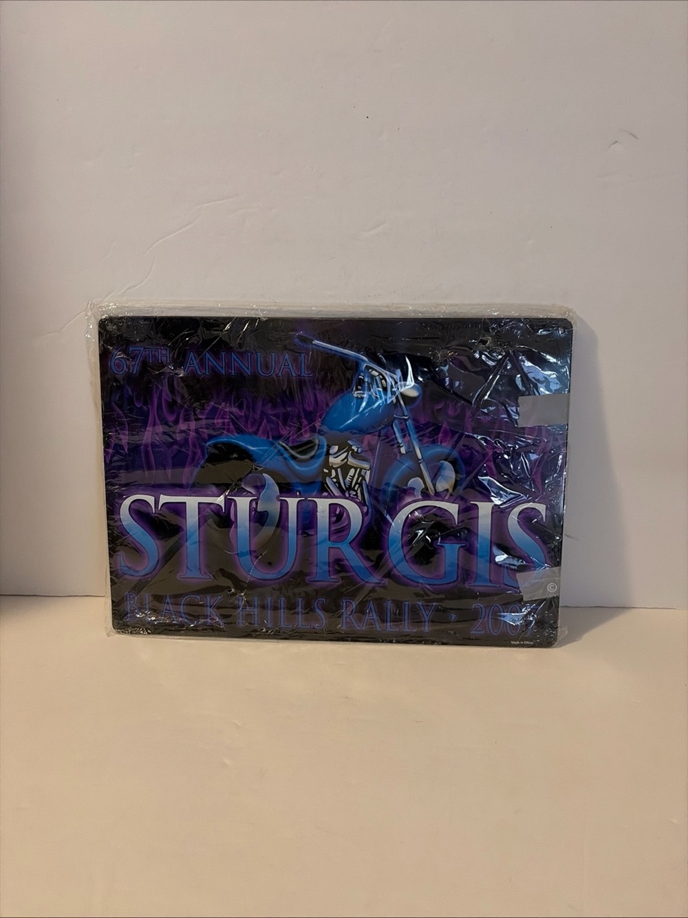 2007 Sturgis sign biker collectible motorcycle rally souvenir